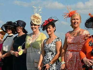 There were plenty of well-dressed ladies.